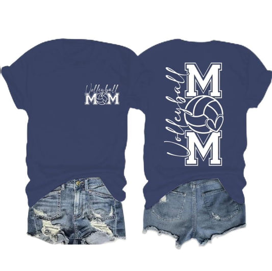 Volleyball Mom T-Shirt Women Volleyball Shirts Game Day Shirt Game Day Graphic Shirts