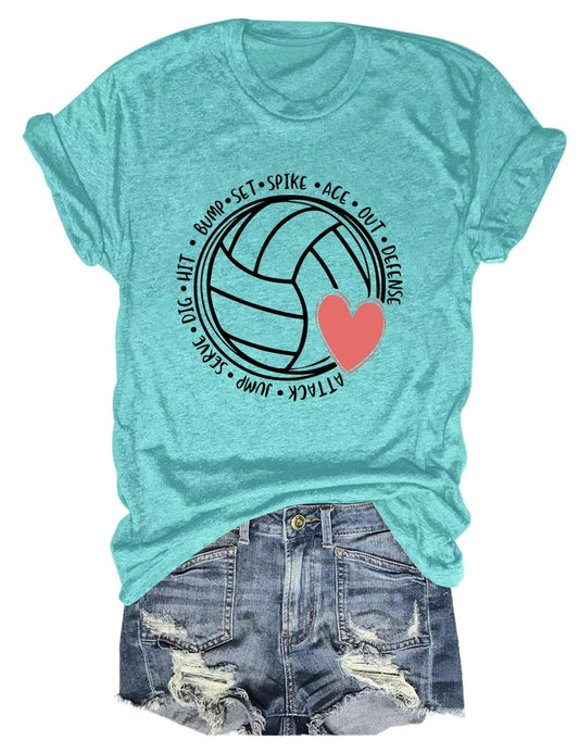Volleyball Shirt Women Volleyball Lover Player Mom Coach Gift If You Want a Soft Serve Go Get Ice Cream Game Day Tee