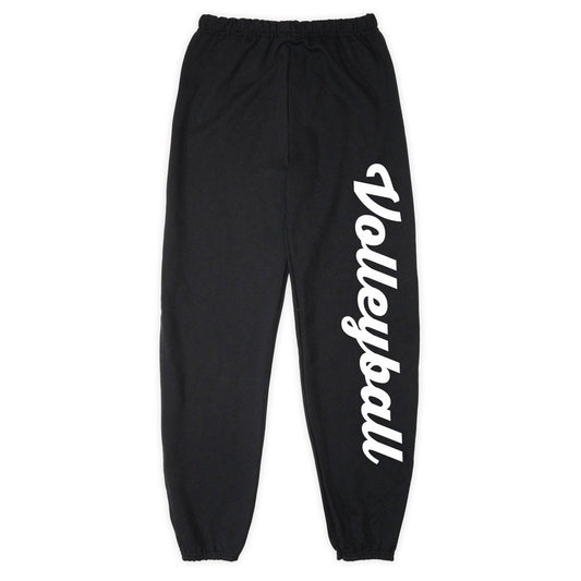 Volleyball Script Sweatpants | Volleyball Apparel by ChalkTalk Sports | Multiple Colors | Youth and Adult Sizes
