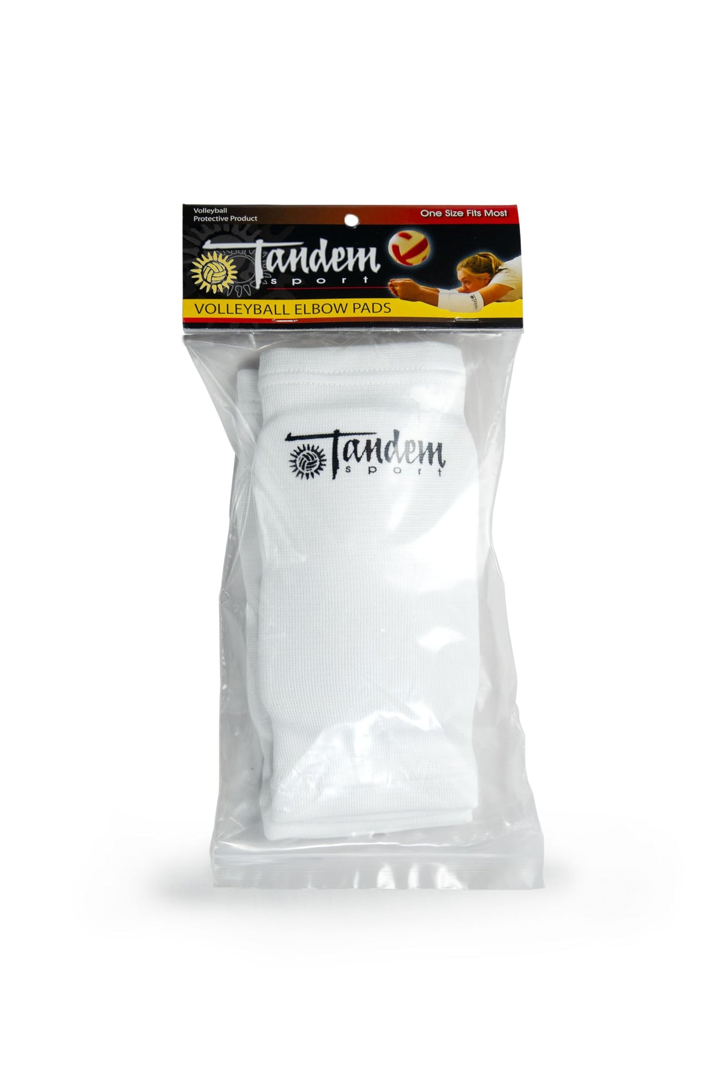 Tandem Sport Volleyball Elbow Pads - Volleyball Pads for Floor Burns and Bruises - Non-Bulky Volleyball Elbow Pads