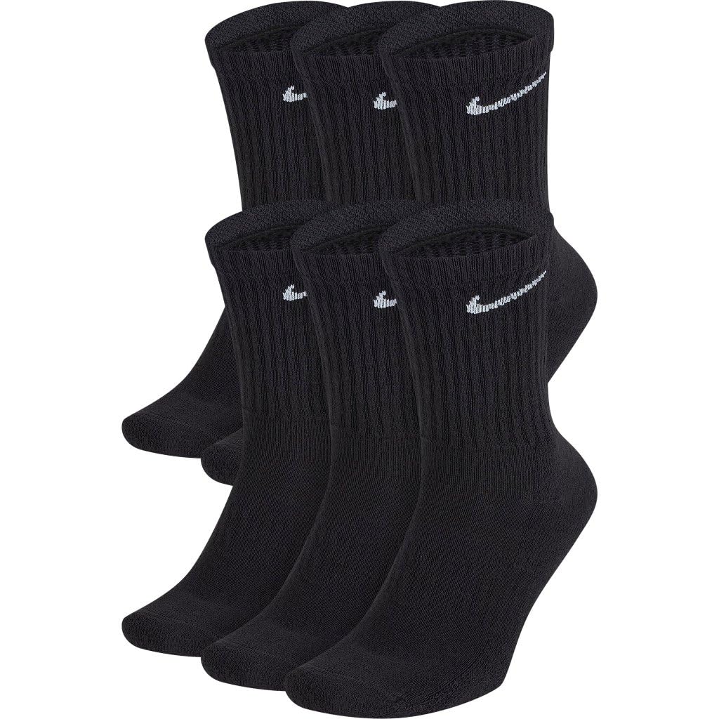 Nike unisex-adult Performance Cushion Crew Socks With Band (6 Pairs)