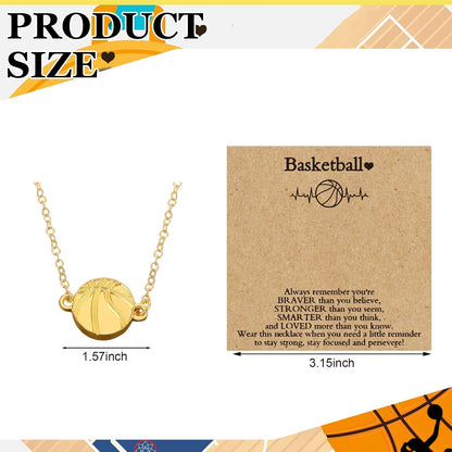 Quelay Sports Necklaces Bulk Team Valentine Gift, Jewelry Pendant Charm for Women Coach Party Favors