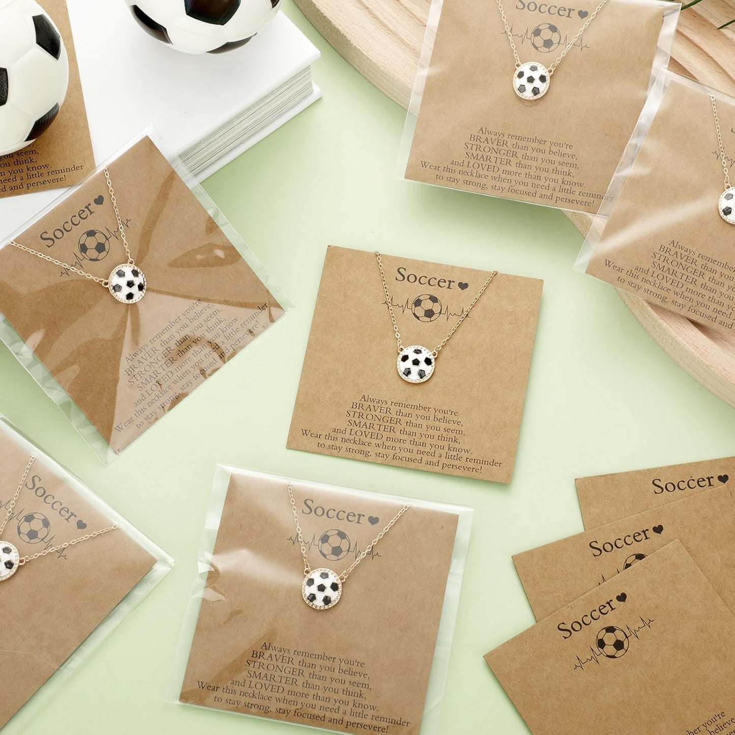 Quelay Sports Necklaces Bulk Team Valentine Gift, Jewelry Pendant Charm for Women Coach Party Favors