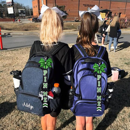 DEEKA Volleyball Pin Me Ribbon for Backpack Glitter Volleyball Keychain Bulk Volleyball Gifts