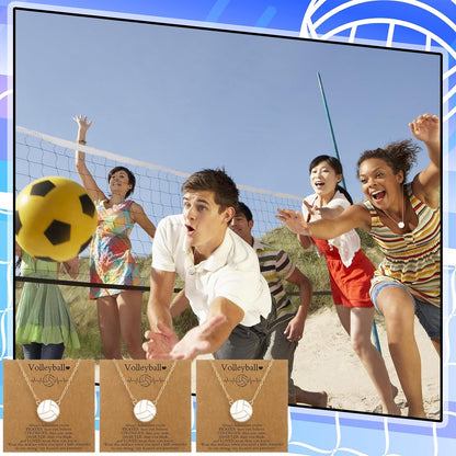 Quelay Sports Necklaces Bulk Team Valentine Gift, Jewelry Pendant Charm for Women Coach Party Favors