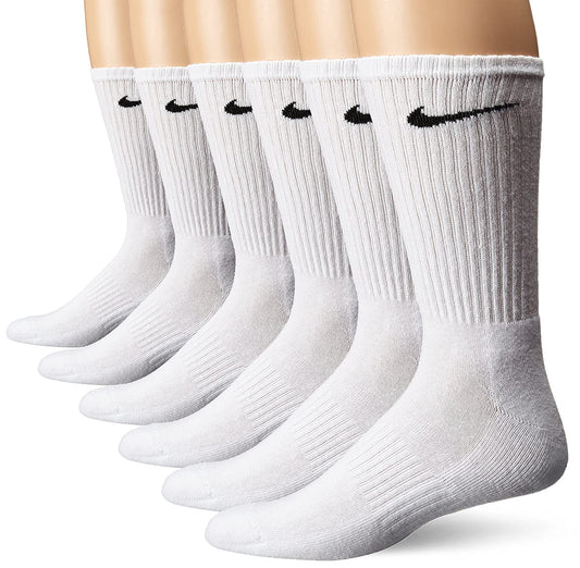 Nike unisex-adult Performance Cushion Crew Socks With Band (6 Pairs)