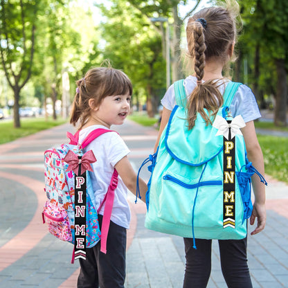 DEEKA Volleyball Pin Me Ribbon for Backpack Glitter Volleyball Keychain Bulk Volleyball Gifts