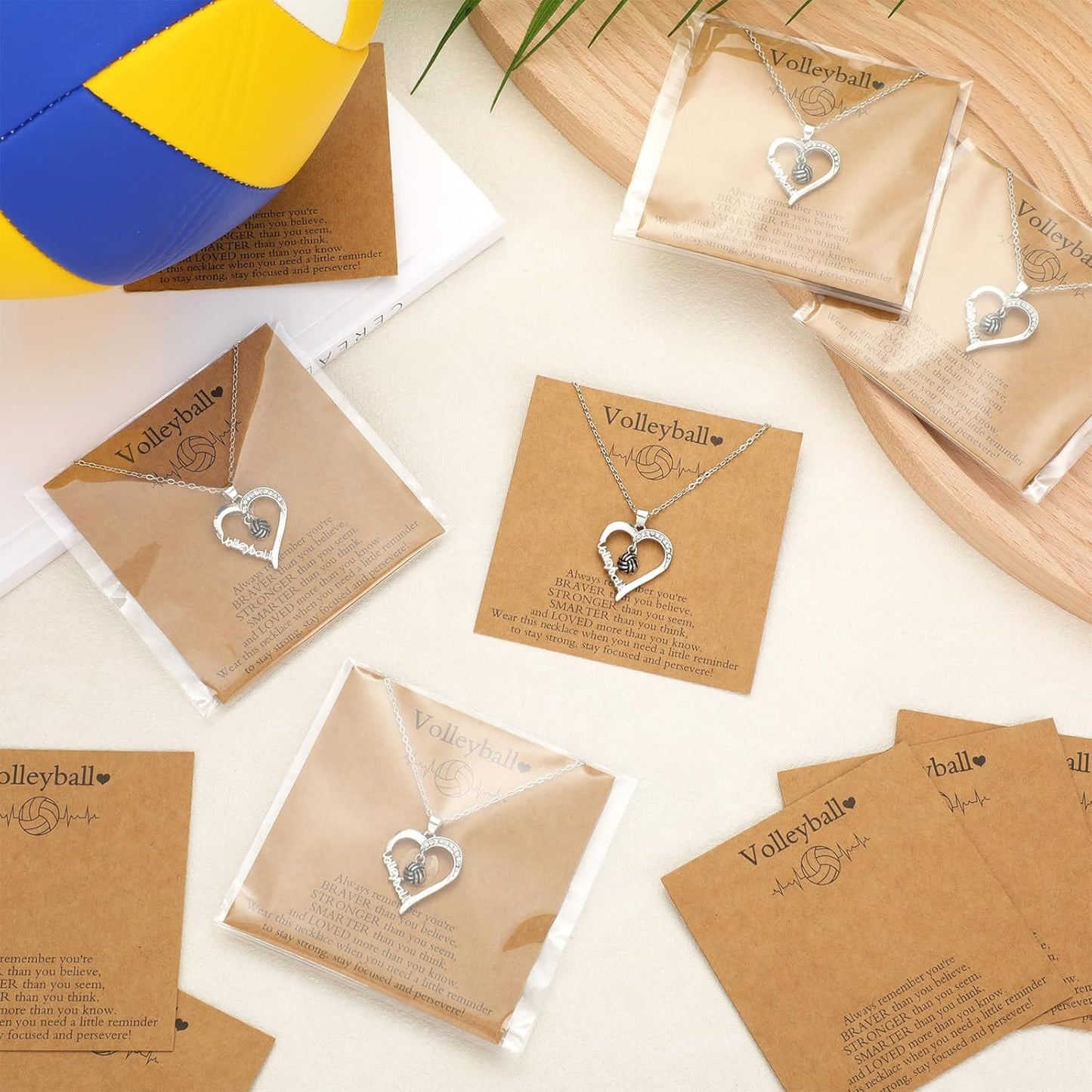 Quelay Sports Necklaces Bulk Team Valentine Gift, Jewelry Pendant Charm for Women Coach Party Favors