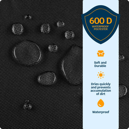 Alpcour Stadium Seats with Back Support for Bleachers – Wide Bleacher Chairs with Thick Padded Cushion, Armrests, Side Pockets, & Shoulder Straps – Best Portable Seat Chair for Sports Events