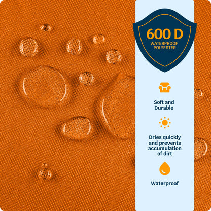 Alpcour Stadium Seats with Back Support for Bleachers – Wide Bleacher Chairs with Thick Padded Cushion, Armrests, Side Pockets, & Shoulder Straps – Best Portable Seat Chair for Sports Events