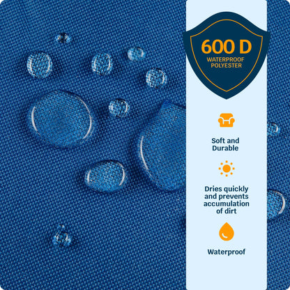 Alpcour Stadium Seats with Back Support for Bleachers – Wide Bleacher Chairs with Thick Padded Cushion, Armrests, Side Pockets, & Shoulder Straps – Best Portable Seat Chair for Sports Events